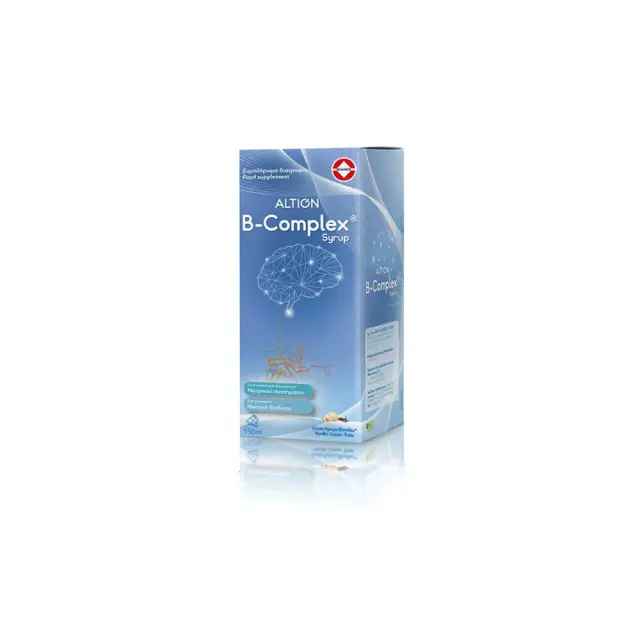 Altion B-Complex Βιταμίνη για Ενέργεια, Ενίσχυση του Ανοσοποιητικού και το Νευρικό Σύστημα Βανίλια 150ml