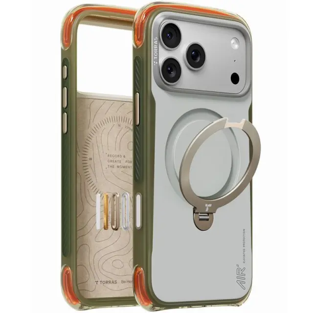 Torras Ostand Q3 Air Pro, alpine marble white - iPhone 18 Pro