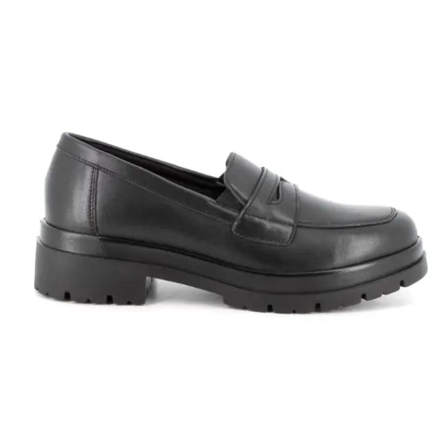 Imac Μοκασίνια-Loafers Γυναικείο δέρμα Μαύρο IMA/656750 NAPPA/NERO - 36