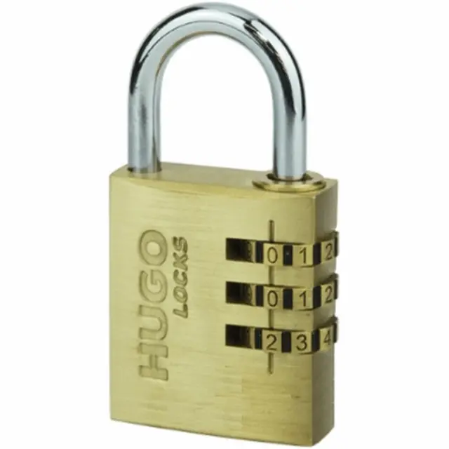 ΛΟΥΚΕΤΟ ΟΡΕΙΧΑΛΚΙΝΟ ΜΕ ΣΥΝΔΥΑΣΜΟ 20mm HUGO LOCKS 60120