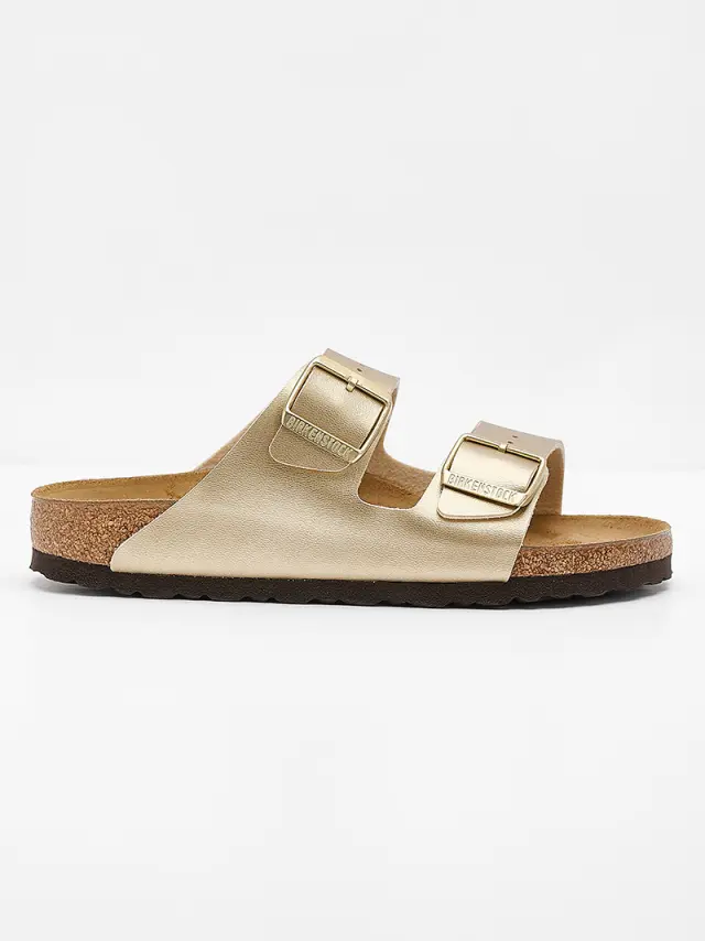 Birkenstock Πέδιλα Γυναικείο Birko-Flor(ανθεκτικό υλικό της Birkenstock-επιτρέπει την επαφή με το νερό) Χρυσό BIR/ARIZONA 1016111 GOLD 3