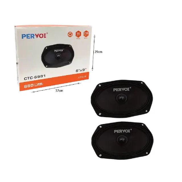 Pervoi Σετ Ηχεία Αυτοκινήτου 6″x9“ 880W CTC-6981 - Drive Midrange Car Speaker z891003
