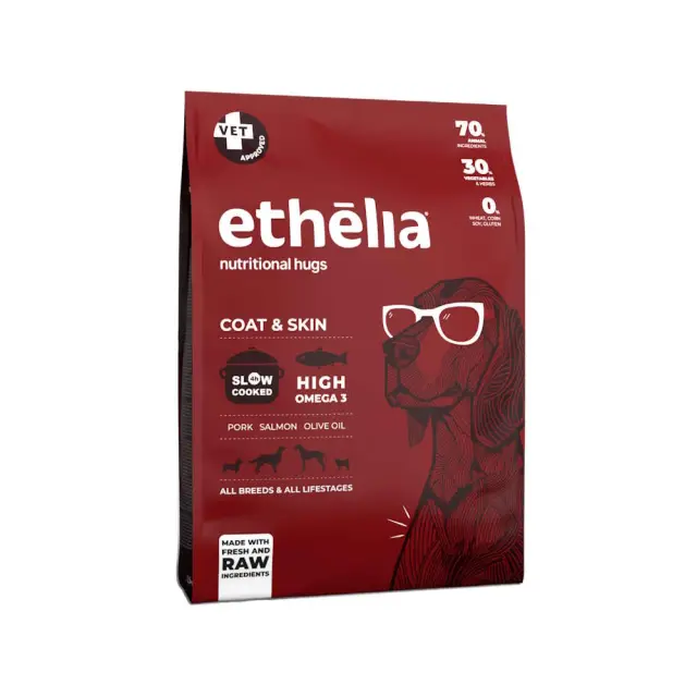 Ethelia Coat & Skin for Adult & Puppies με Χοιρινό και Σολομό 1.5kg