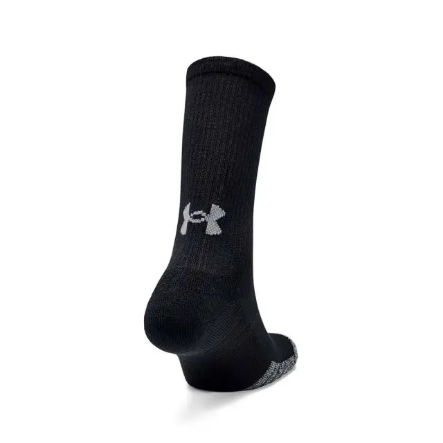 Under Armour Adult Heatgear Crew 3 Pair Socks Μαύρο 1346751-001 (Under Armour) - Medium 3