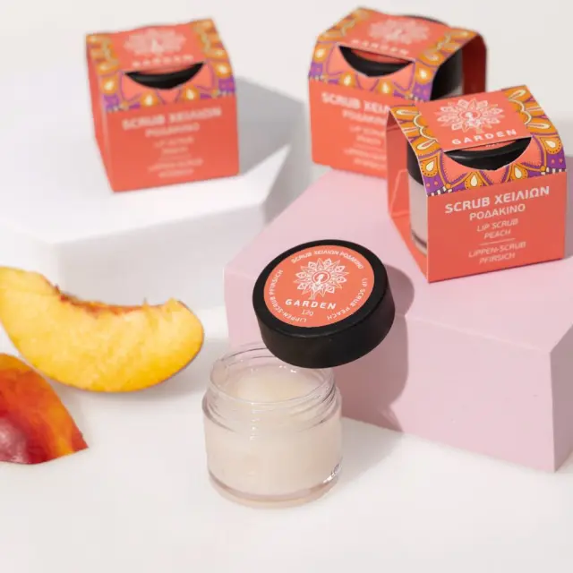 Garden | Lip Scrub Peach Απολεπιστικό Χειλιών Ροδάκινο | 12gr 2