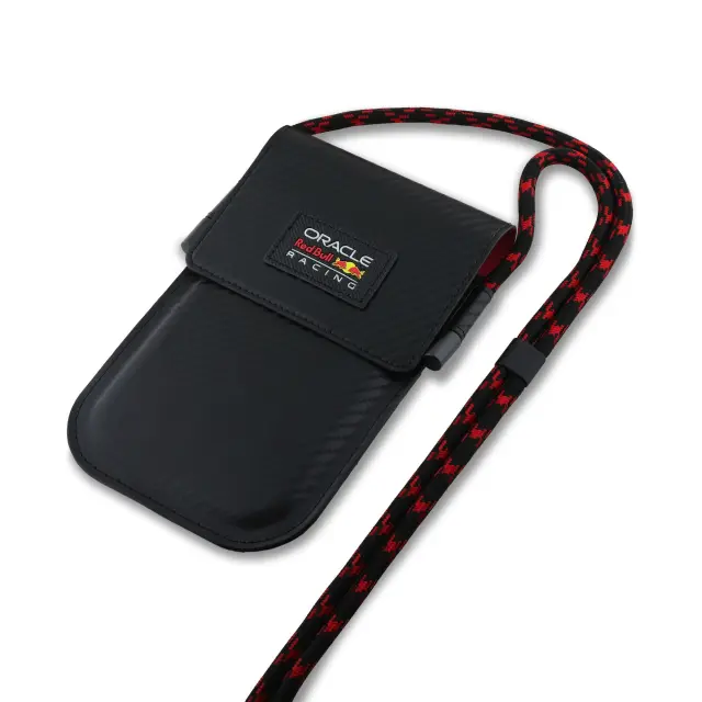 Red Bull PU Carbon Phone Bag Black 2