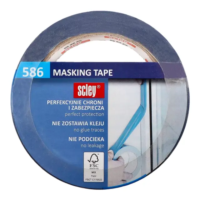 SCLEY 586 ΧΑΡΤΟΤΑΙΝΙΑ ΜΠΛΕ 38MM X 33M 3