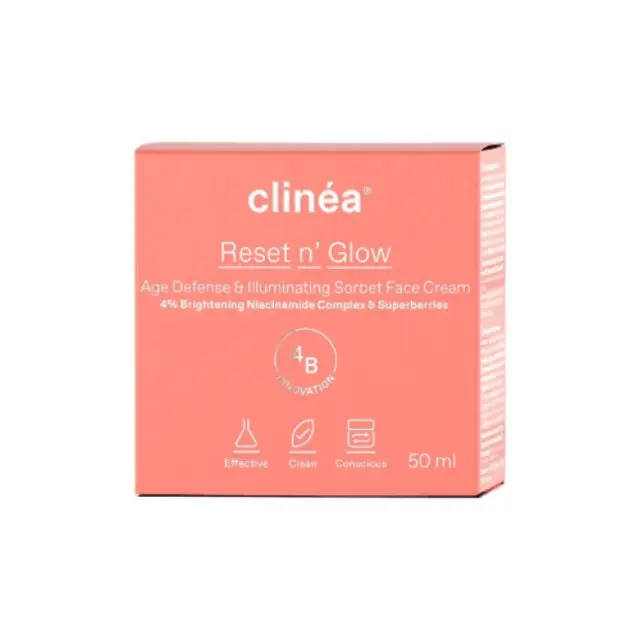 Clinéa Reset n’ Glow Sorbet Κρέμα Προσώπου Ημέρας για Αντιγήρανση & Λάμψη με Νιασιναμίδη & Πρεβιοτικά 50ml