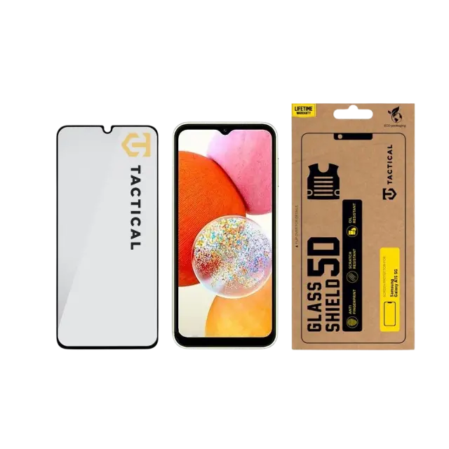 Tactical Glass Shield 5D for Samsung Galaxy A15 4G/5G Black 3