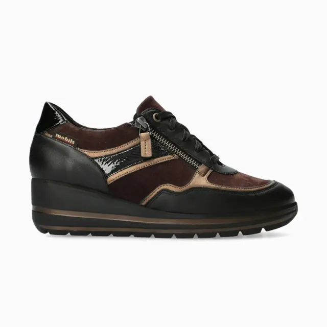 Mephisto Sneakers Γυναικείο δέρμα/δέρμα Nubuck Μαύρο MEP/APRIL BLACK - 36