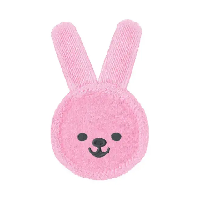 Mam Oral Care Rabbit Glove, Γάντι Λαγουδάκι για Καθαρισμό & Μασάζ των Ούλων πριν τα Πρώτα Δοντάκια 0+ μηνών Ροζ,(611) 1τεμ