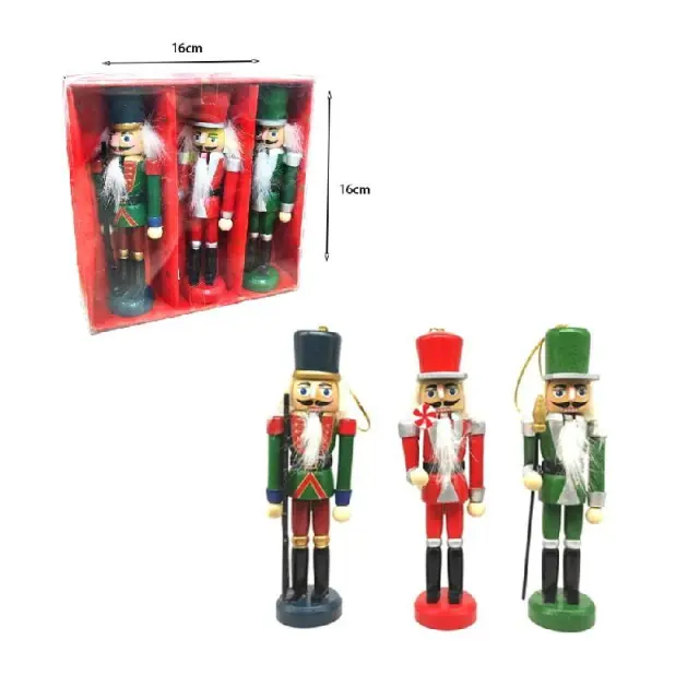 Ξύλινα χριστουγεννιάτικα στρατιωτάκια - Christmas soldier deco 590011 3