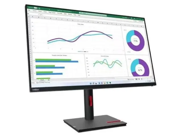LENOVO Monitor ThinkVision T32h-30 31.5'' QHD IPS, HDMI, Display Port, USB, USB-C, Height Adjustable, 3YearsW 2