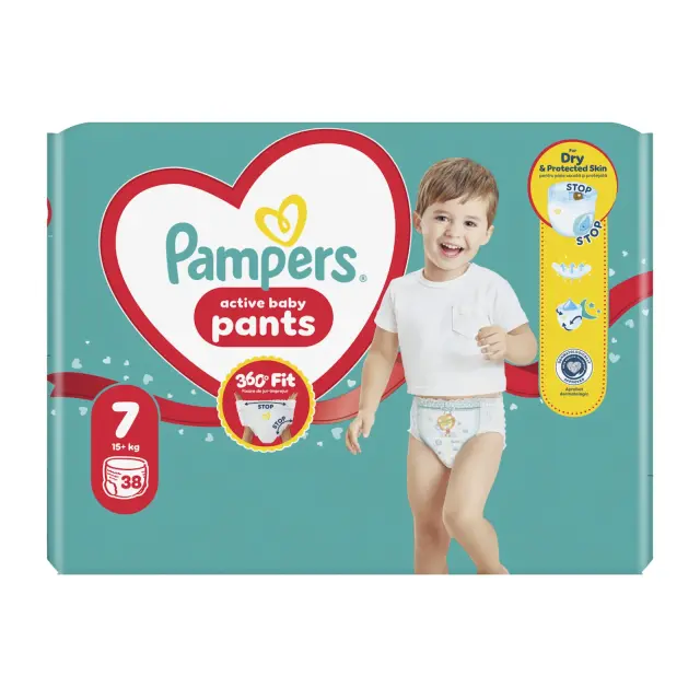 Πάνες Pampers Pants Double Pack Νο7 (17+kg) 76 τμχ 2