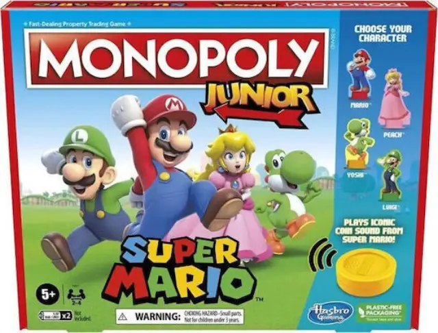 Hasbro Monopoly: Junior - Super Mario Edition (Greek Language) (F4817) 2