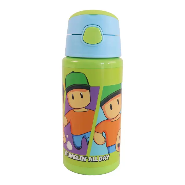 Παγούρι αλουμινίου με καλαμάκι Fisher-Price Stumble Guys 500ml