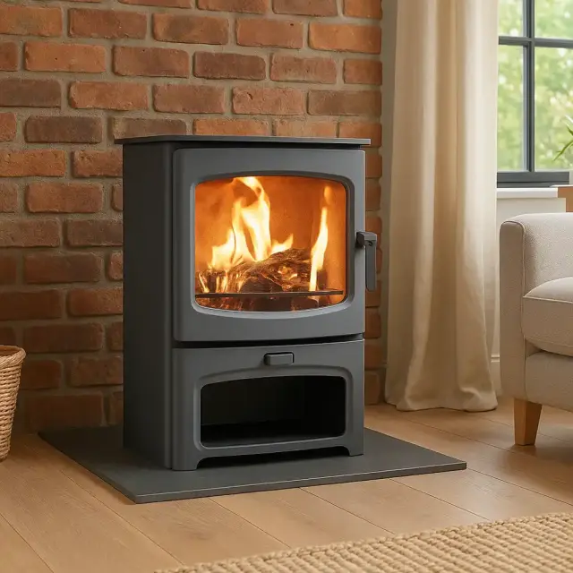 Charnwood Aire 7 Store Stand Gunmetal Σόμπα ξύλου