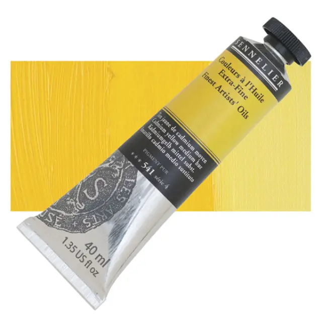 Sennelier Λάδι Finest Artists Oil 541 Cadmium Yellow Medium Hue - 40ml