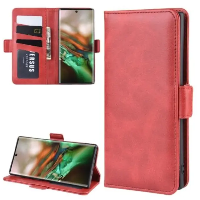 Θήκη Βιβλίο Με Δυνατότητα Stand & Υποδοχής Καρτών για Samsung Galaxy Note 10 Μαύρη OEM 2