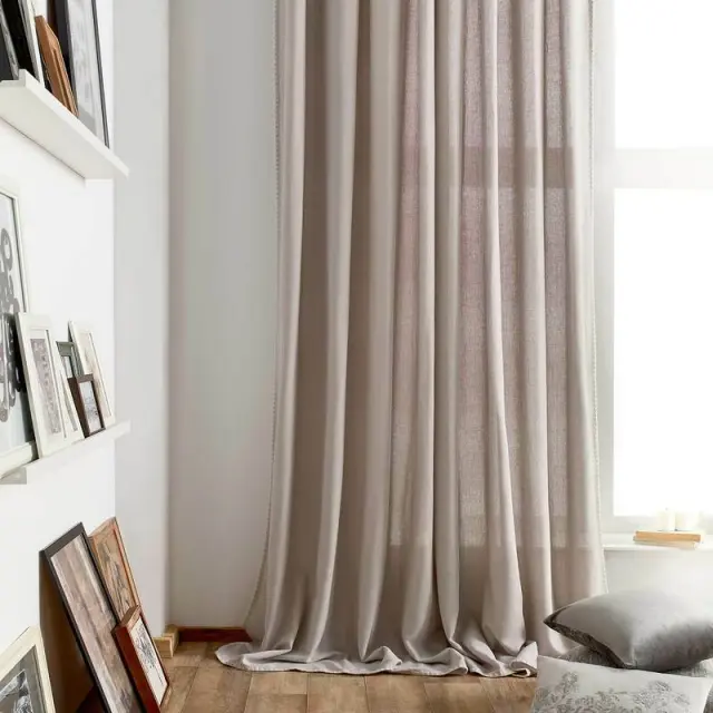 ΚΟΥΡΤΙΝΑ ΜΕ ΤΡΟΥΚΣ 140X 280CM GOFIS HOME PUNTO Γκρι 436/ 15