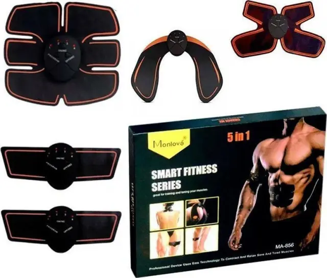 Monlove 5 In 1 Smart Fitness Series EMS Φορητή Συσκευή Παθητικής Γυμναστικής Κοιλιακών και Σώματος 2