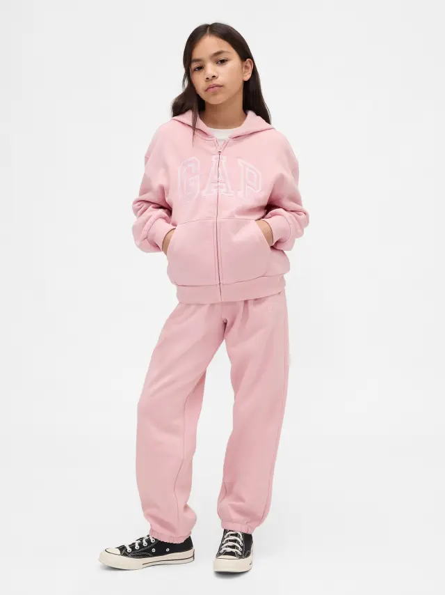 Παιδικό VintageSoft Logo Jogger Παντελόνι Φόρμα Pink standard