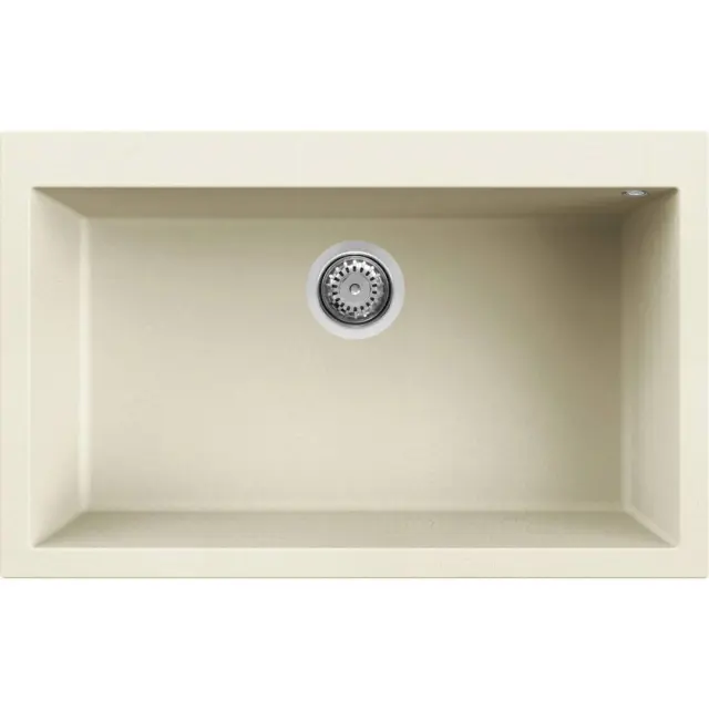 Νεροχύτης κουζίνας QUADRA 130 Bianco Antico 62 ELLECI 79x50cm