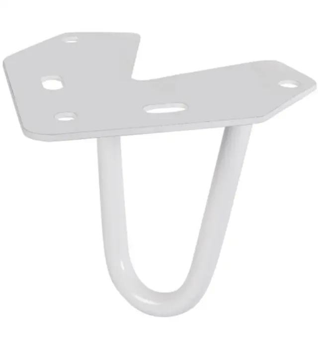 ΠΟΔΙ ΤΡΑΠΕΖΙΟΥ ΜΕΤΑΛΛΙΚΟ FINETTO HAIRPIN 2-ROD 102MM Λευκό