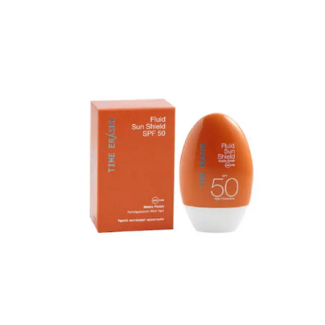 Medisei Time Eraser Fluid Sun Shield SPF50 Αντηλιακό Γαλάκτωμα Προσώπου με Λεπτόρρευστη Υφή, 50ml