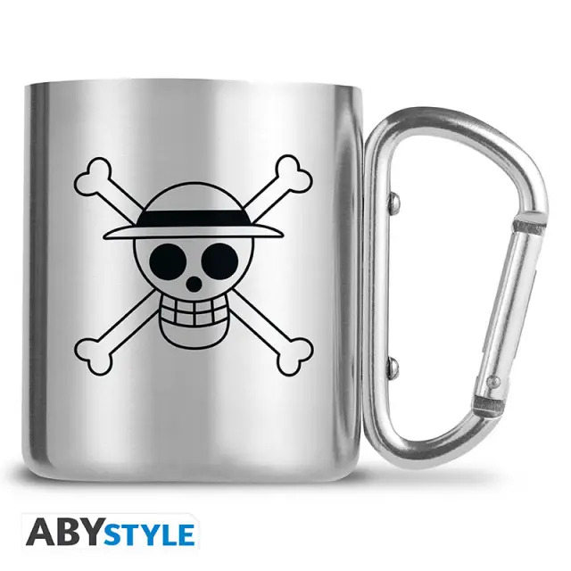 Κούπα μεταλλική ONE PIECE - Mug carabiner - Luffy + Skull MGCM0065