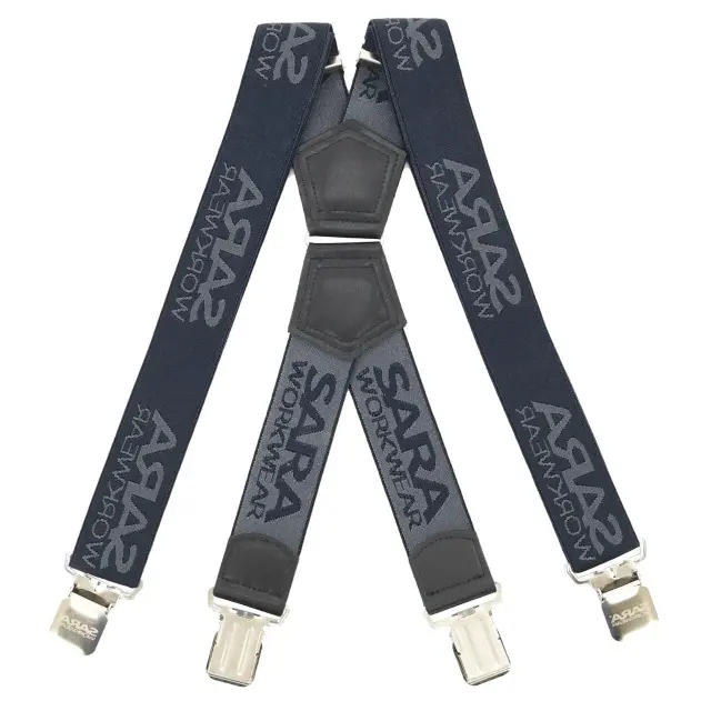 Ελαστικές Τιράντες Εργασίας Sara Workwear navy blue/dark grey - One Size 2
