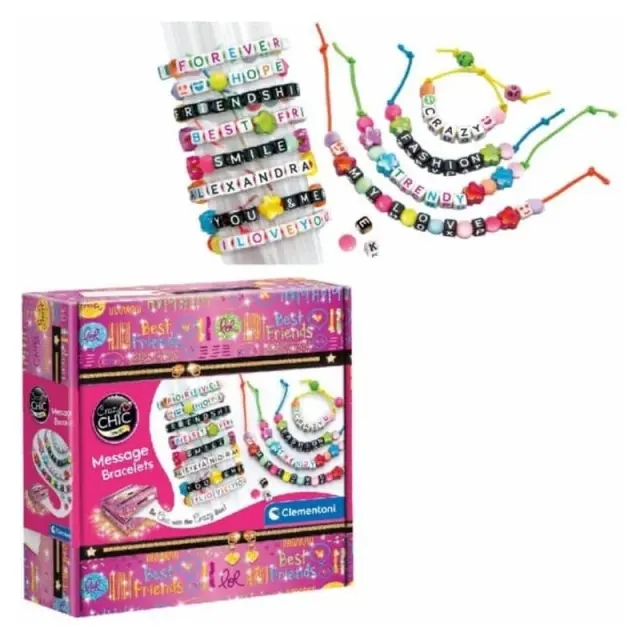 Clementoni® Crazy Chic Message Bracelets Κοσμήματα 2