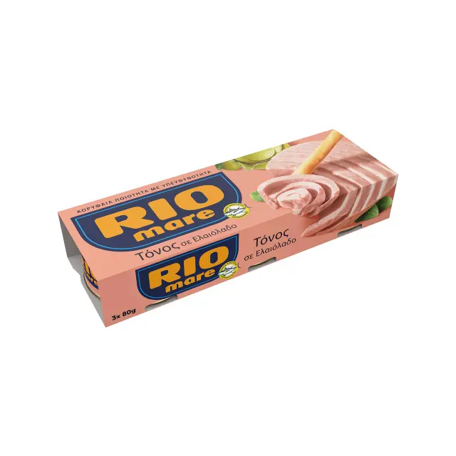 Rio Mare Τόνος σε Λαδι 3Χ80gr