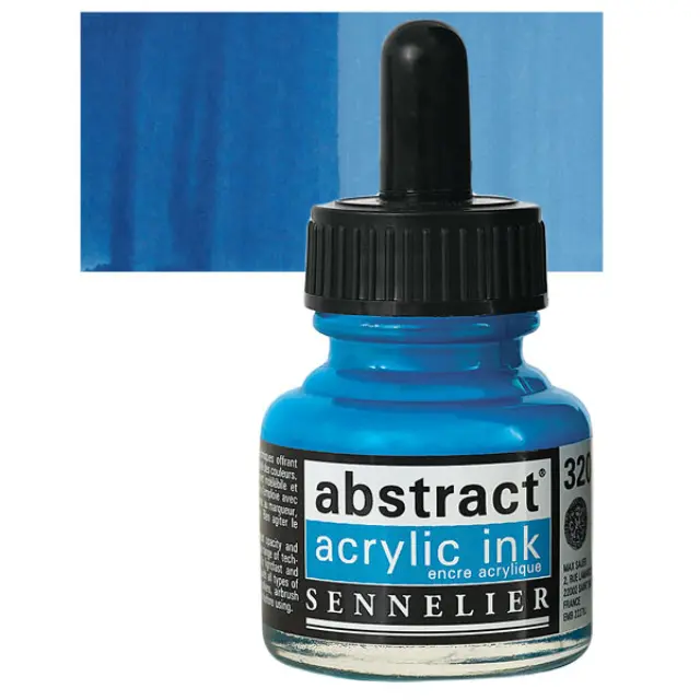 Sennelier Abstract Ακρυλικό Μελάνι 320 Azure Blue - 30ml