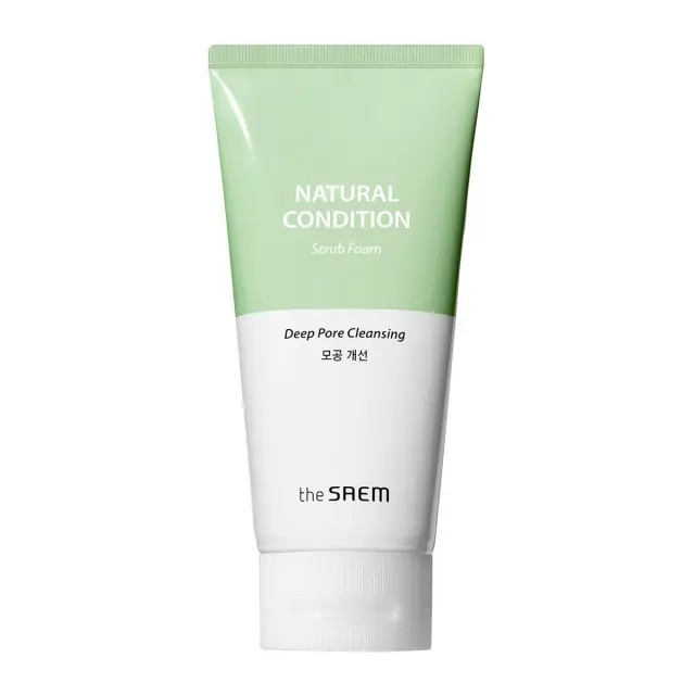 THE SAEM Natural Condition Scrub Foam [Deep pore cleansing] 150ml