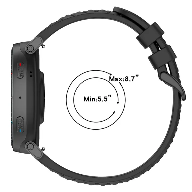 Techsuit - Universal Watchband 22mm (W083) - Xiaomi Redmi Watch 5 Active / Redmi Watch 5 Lite - Orange 3