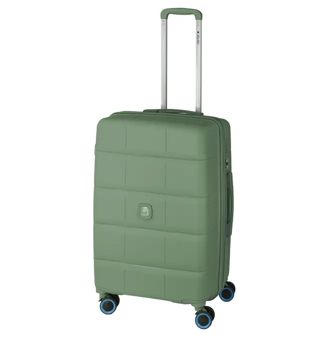 Βαλίτσα σκληρή Μεσαία DIELLE 210/60 67x43x29/32 cm Πράσινο