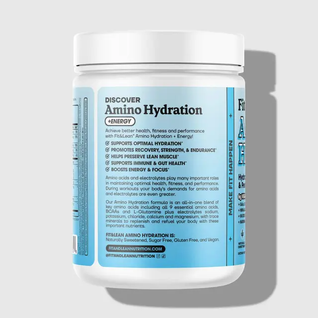 Fit & Lean Amino Hydration & Energy Blue Raspberry, 369 g 3