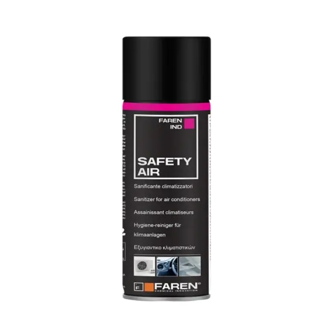 Faren Safety Air Σπρέι Καθαριστικό Απολυμαντικό Κλιματιστικών με Διακριτικό Άρωμα 400ml