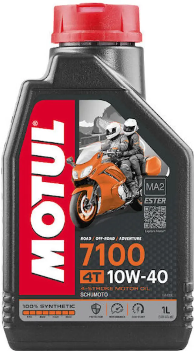 10W40 MOTUL 4Τ ΜΟΤΟ 7100 1L MA2