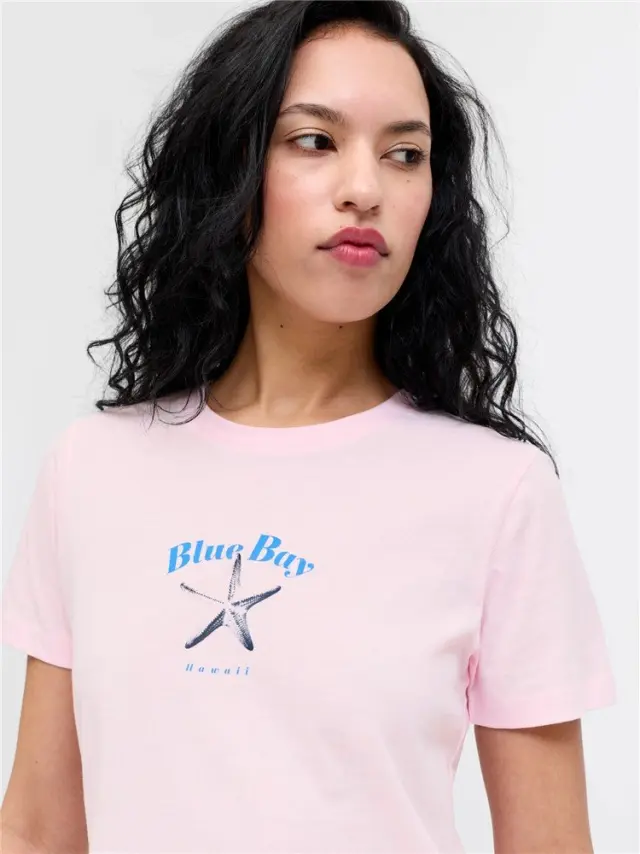 Γυναικείο T-Shirt με διακριτικό τύπωμα, JXCARLY REG FIT SS TEE JRS, JJXX - XS 2