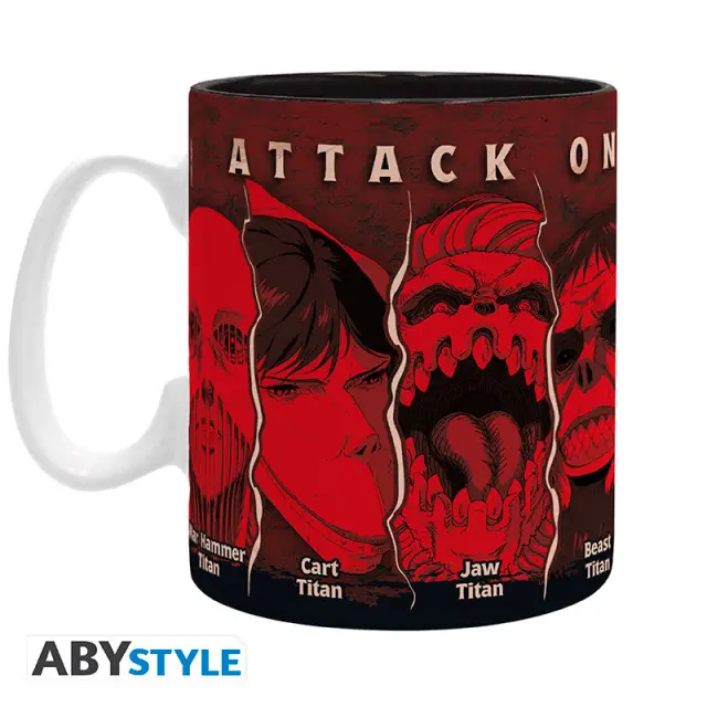 Κούπα κεραμική ATTACK ON TITAN - Mug - 460 ml - All Titans ABYMUGA676 2