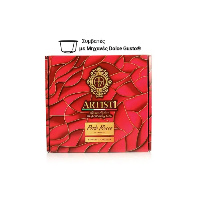 Artisti Perla Rossa 70% Arabica 30% Robusta Dolce Gusto κάψουλες - 50 τεμάχια 2