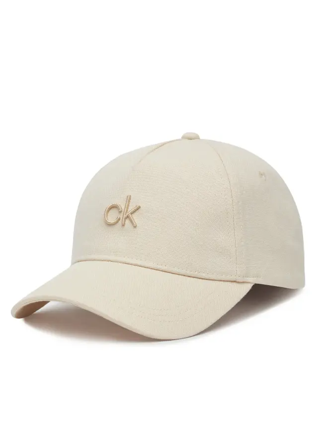Calvin Klein Γυναικείο Καπέλο Jockey Raised Embroidery Εκρού
