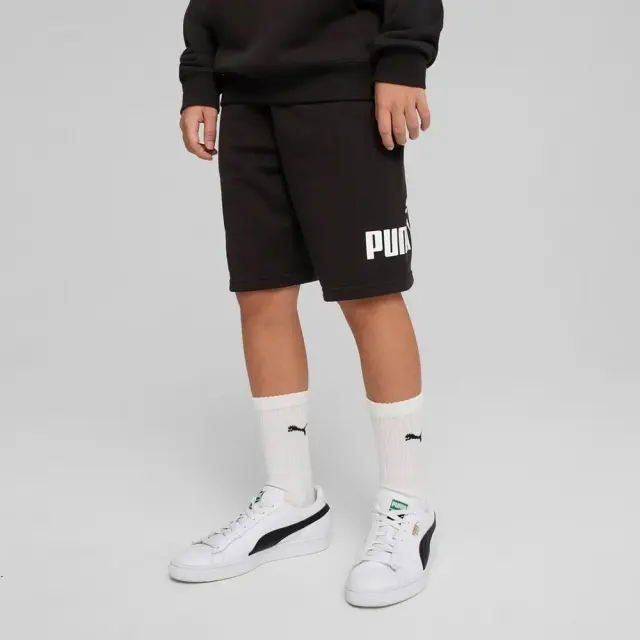 Puma Essentials Logo ΠΑΙΔΙΚΗ ΒΕΡΜΟΥΔΑ (684918-01) - Μαύρο