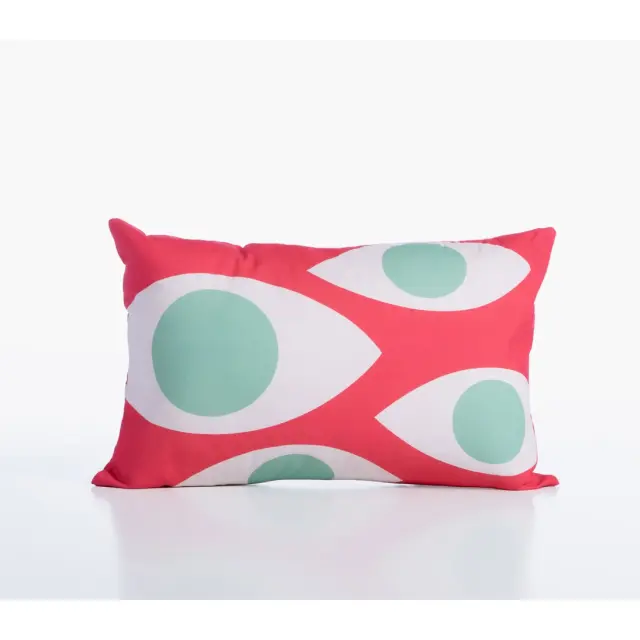 ΔΙΑΚΟΣΜΗΤΙΚΗ ΜΑΞΙΛΑΡΟΘHΚΗ HIGH OPTION 55X35 NEF-NEF HOMEWARE, 100% ΒΑΜΒΑΚΙ - FUCHSIA (040067)