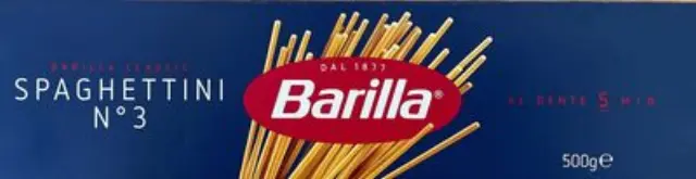 Barilla Spaghetti N3 500gr