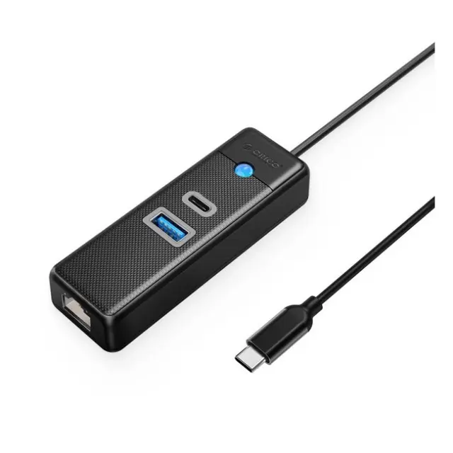 Orico Docking Station PW3UR25-C3 1x USB-A 3.0 1x USB-C 3.0 1x RJ45 2.5G Ethernet 1m Black