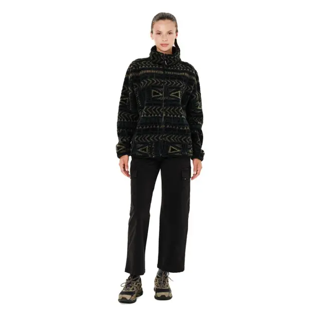 Emerson Women's Full Zip Sherpa (262.EW290.439-PR625 FOREST TEAL) - MULTI-COLOR 3