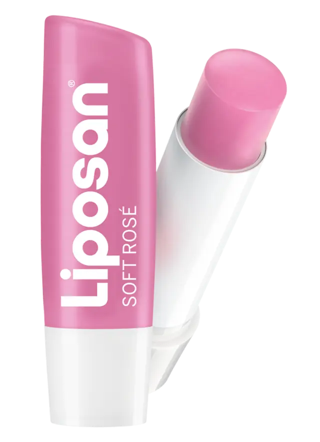 Liposan Soft Rose Caring Lip Balm Ενυδατικό Χειλιών για 24ωρη Ενυδάτωση, 4.8gr